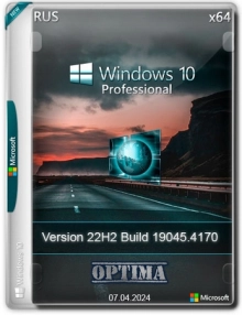 Windows 10 Pro 22H2 19045.4170 x64 Optima