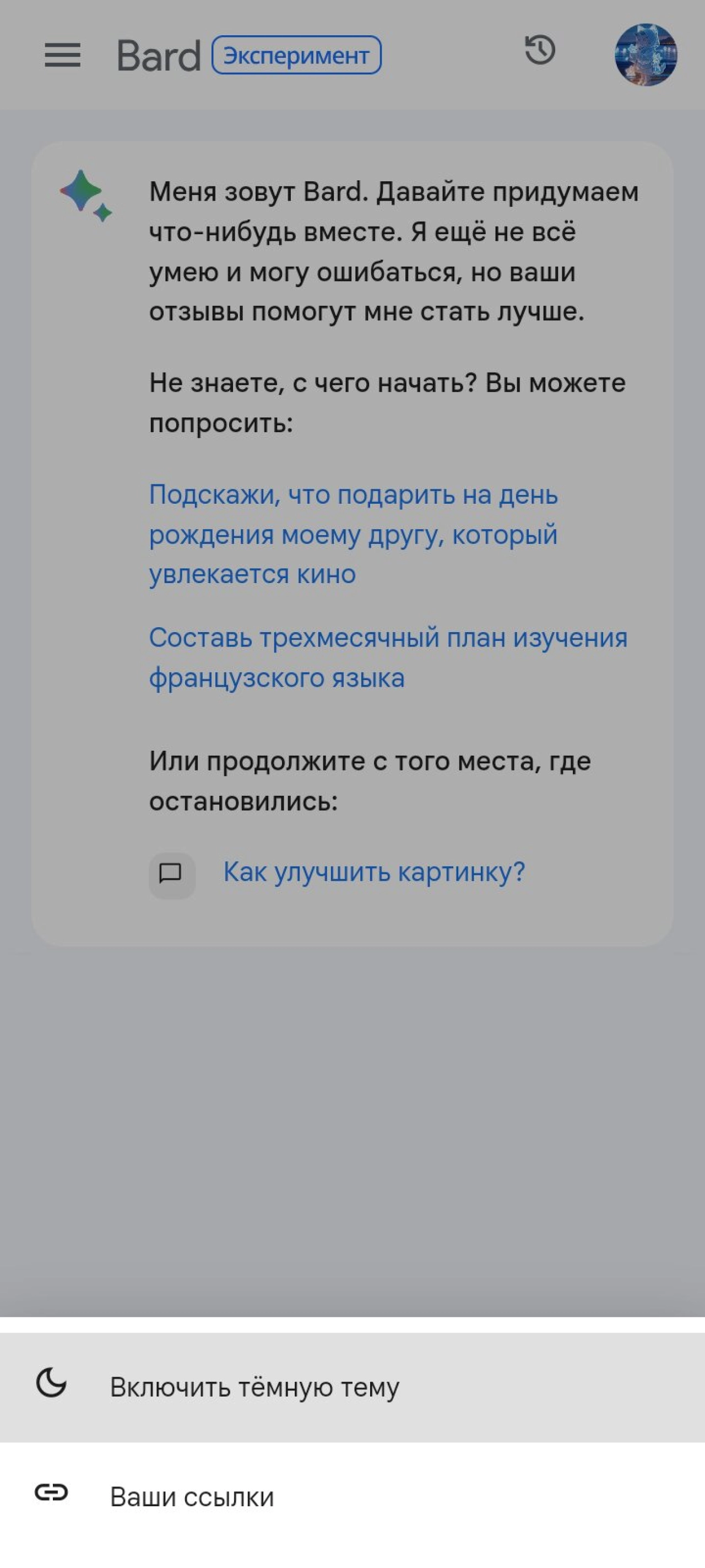 Screenshot #3 - BARD AI MOBILE 1.2.1