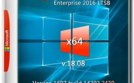 Windows 10 Enterprise LTSB 2016 x64 En+Ru+Uk v18.08