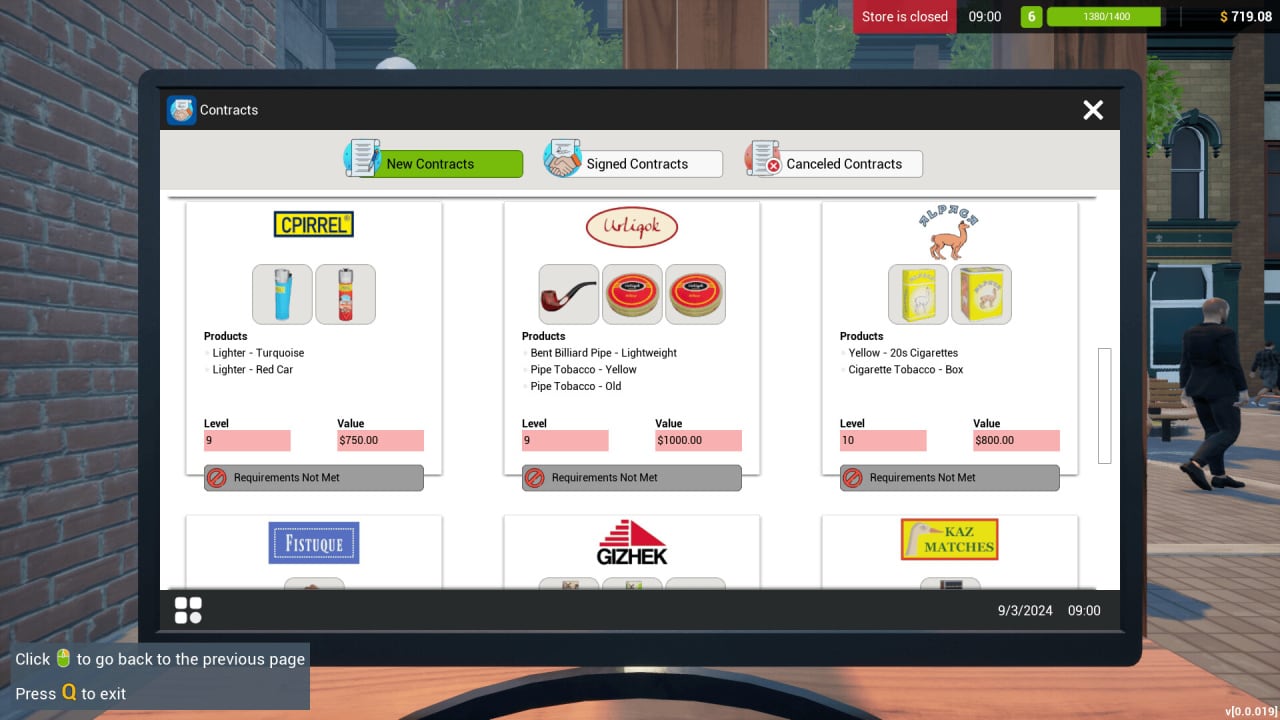 Screenshot #1 - Tobacco Shop Simulator