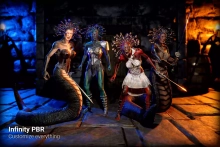 Medusa (Female) Human & Snake Mythology Pack PBR - Fantasy RPG