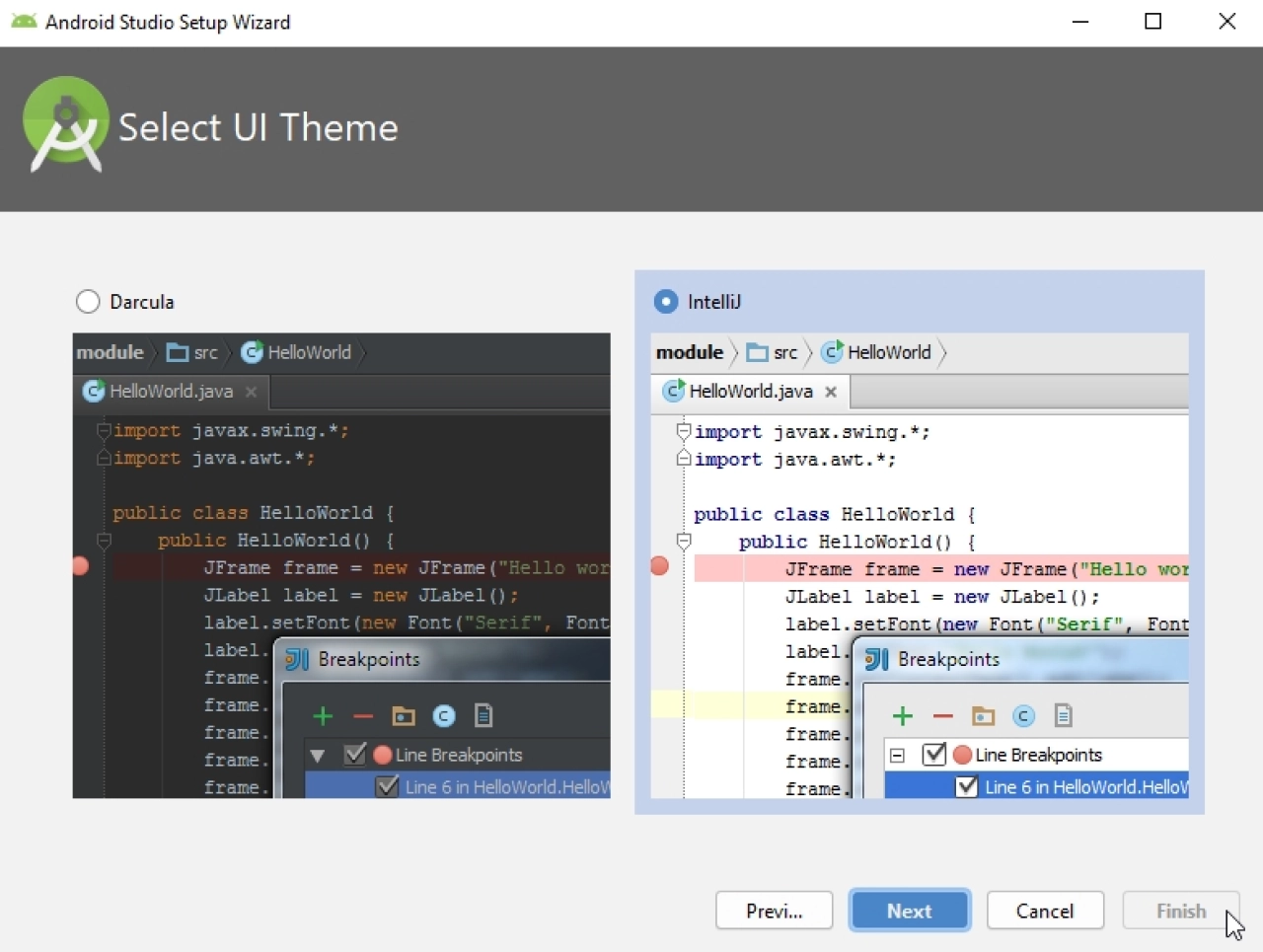 Screenshot #1 - Android Studio