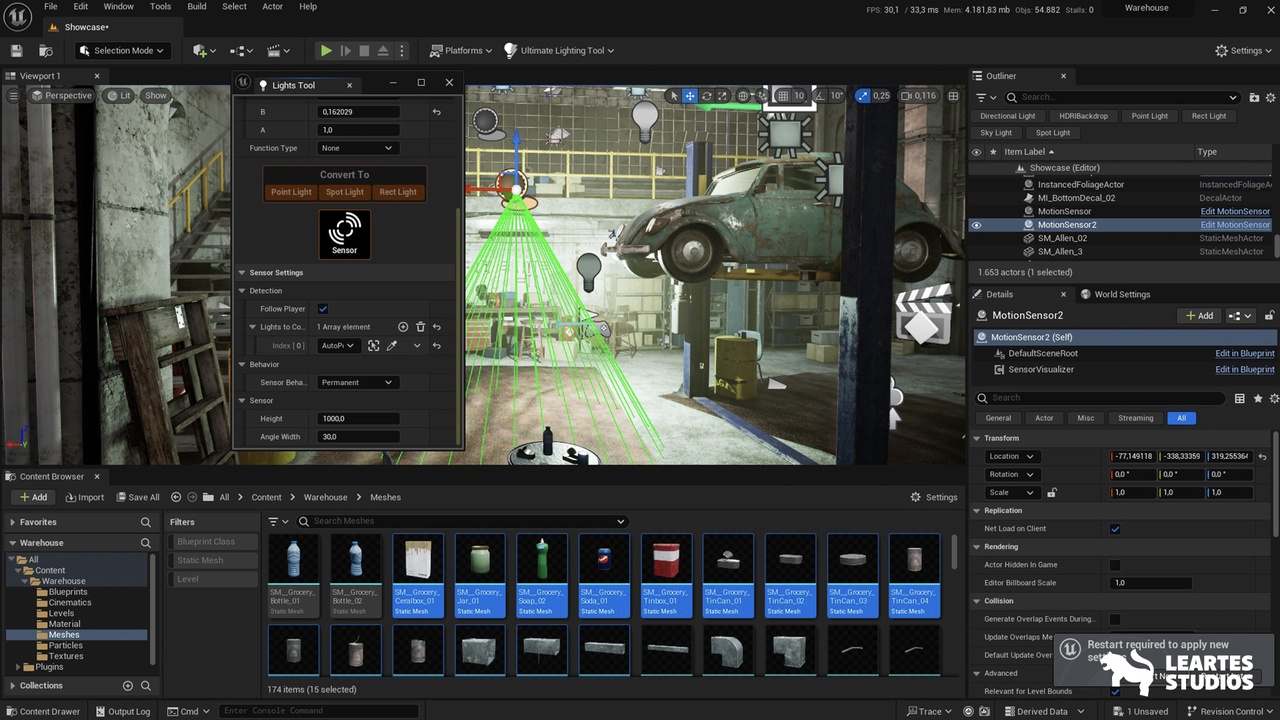 Screenshot #7 - Ultimate Lighting and Camera Tool (ULCT) v1.2  UE5.6