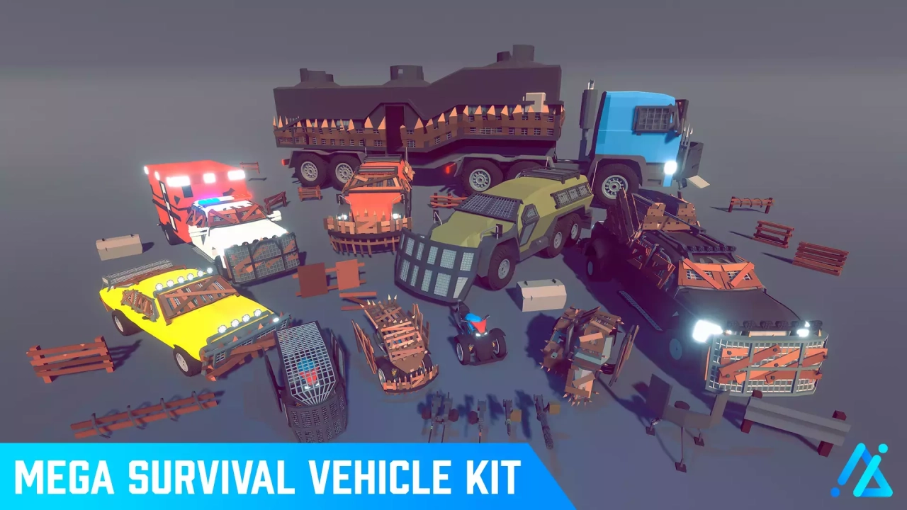 Screenshot #1 - Poly - Survival Vehicles Kit