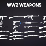 Screenshot #1 - Weapon Icons - (WW1, WW2, Modern) Handcrafted - 2K