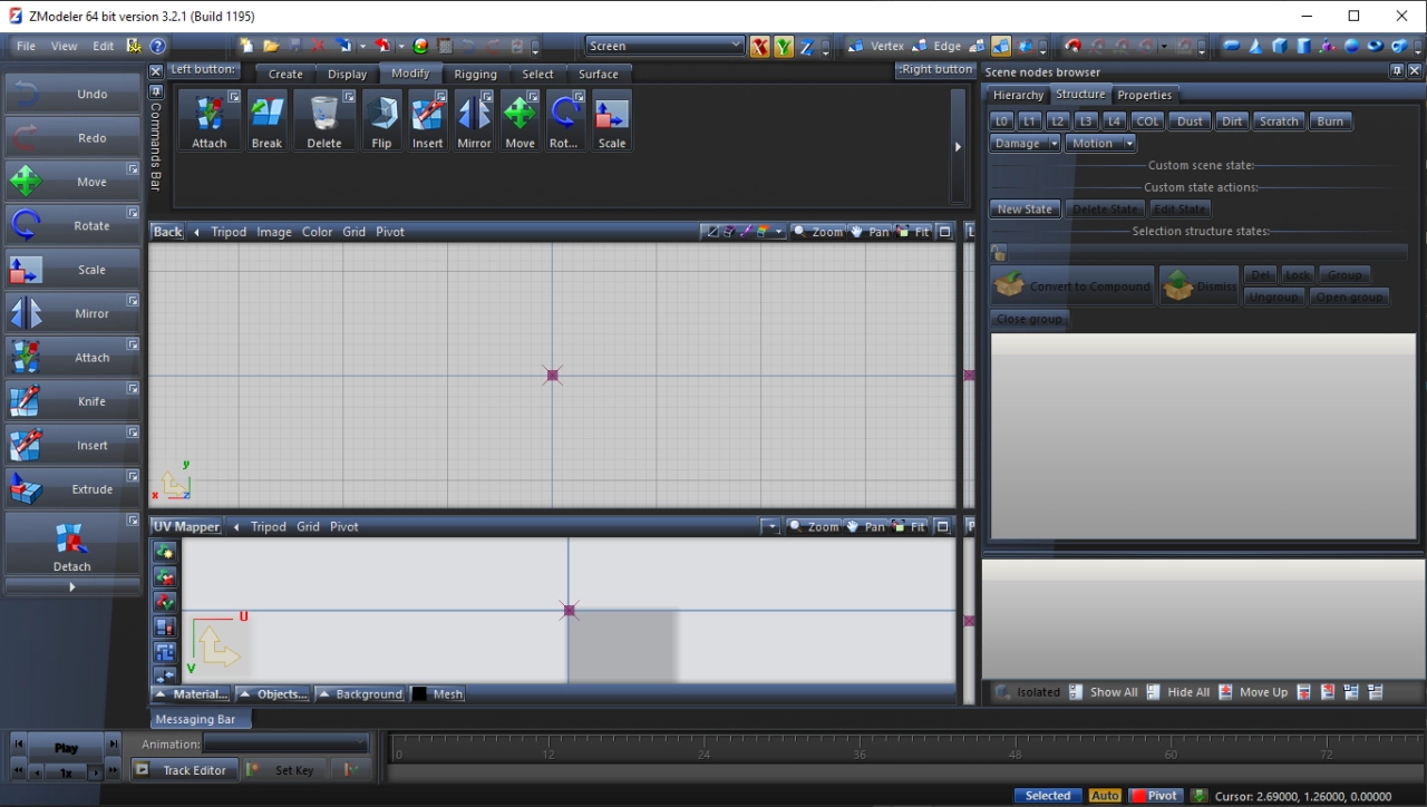 Screenshot #1 - ZModeler v3.3.1