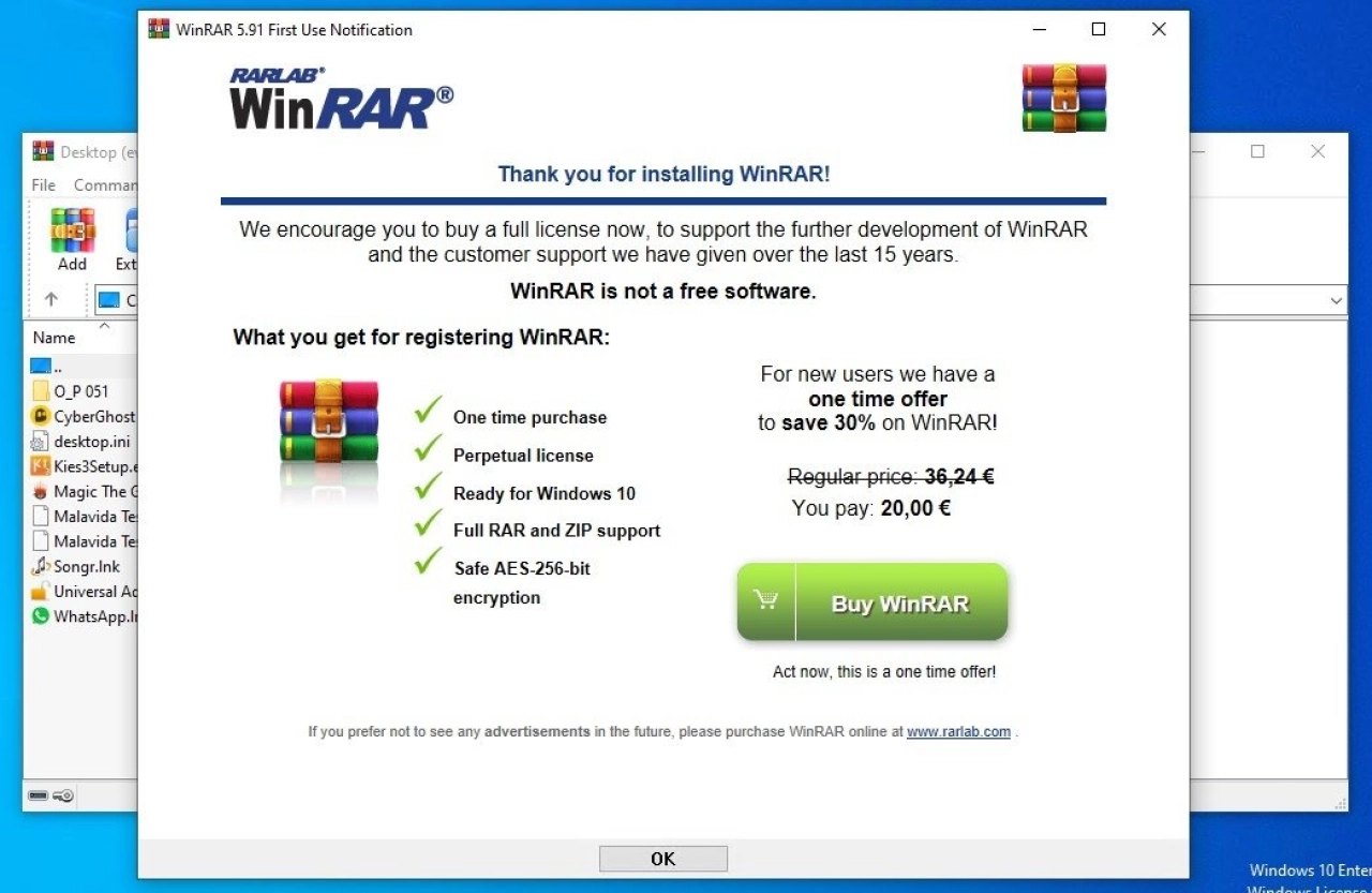 Screenshot #2 - 💲WinRAR v7.10 Final  + keygen + генератор
