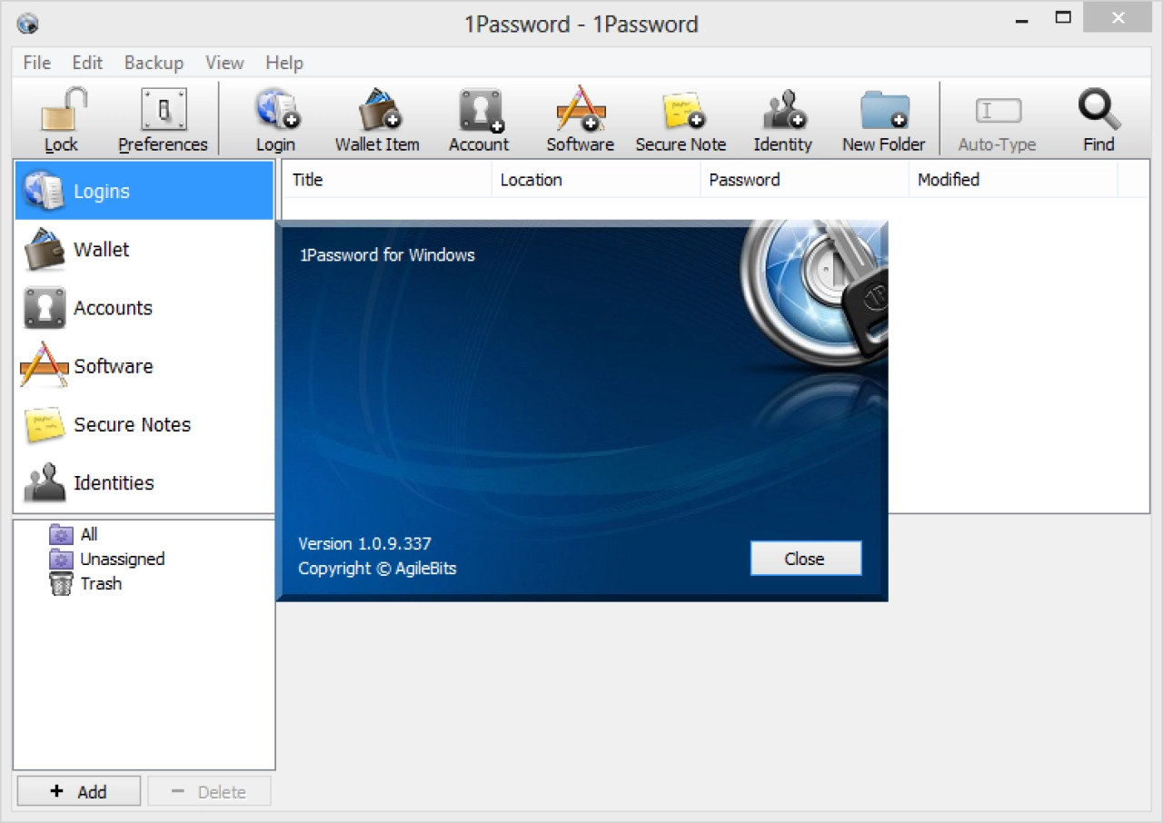Screenshot #1 - 1Password v7.4.750 русская версия
