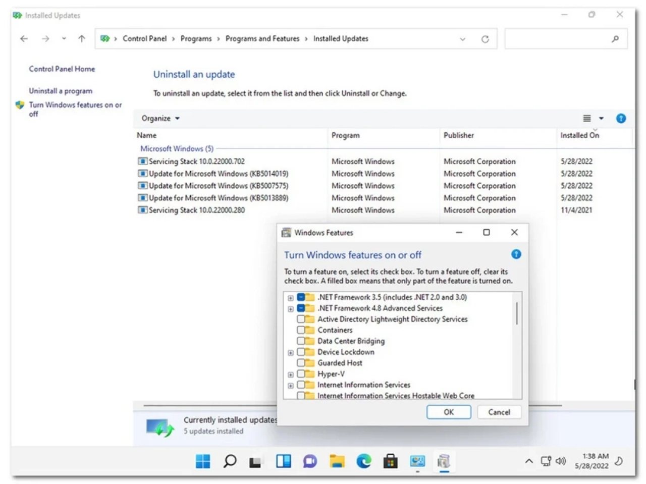 Screenshot #6 - Windows 11 Pro x64 3in1 21H2 Build 22000.708
