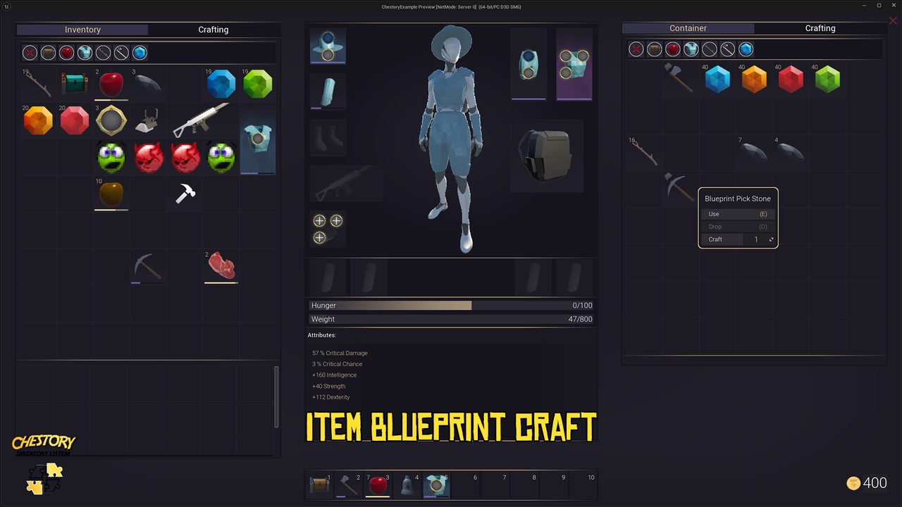 Screenshot #6 - Chestory Inventory System v3.6.1 (Unreal Engine 5.7)