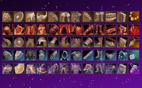 Hand Painted Armor & Equipment Icons