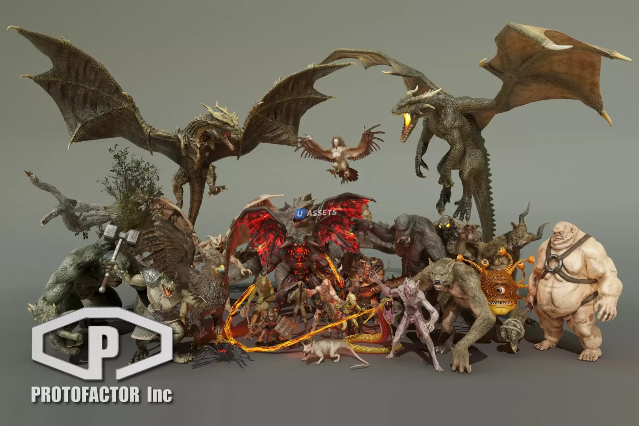 Screenshot #1 - HEROIC FANTASY CREATURES FULL PACK Volume 1