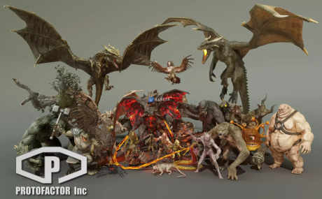 HEROIC FANTASY CREATURES FULL PACK Volume 1