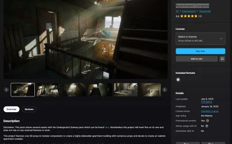 Apartment Complex (Unreal Engine 5.7)