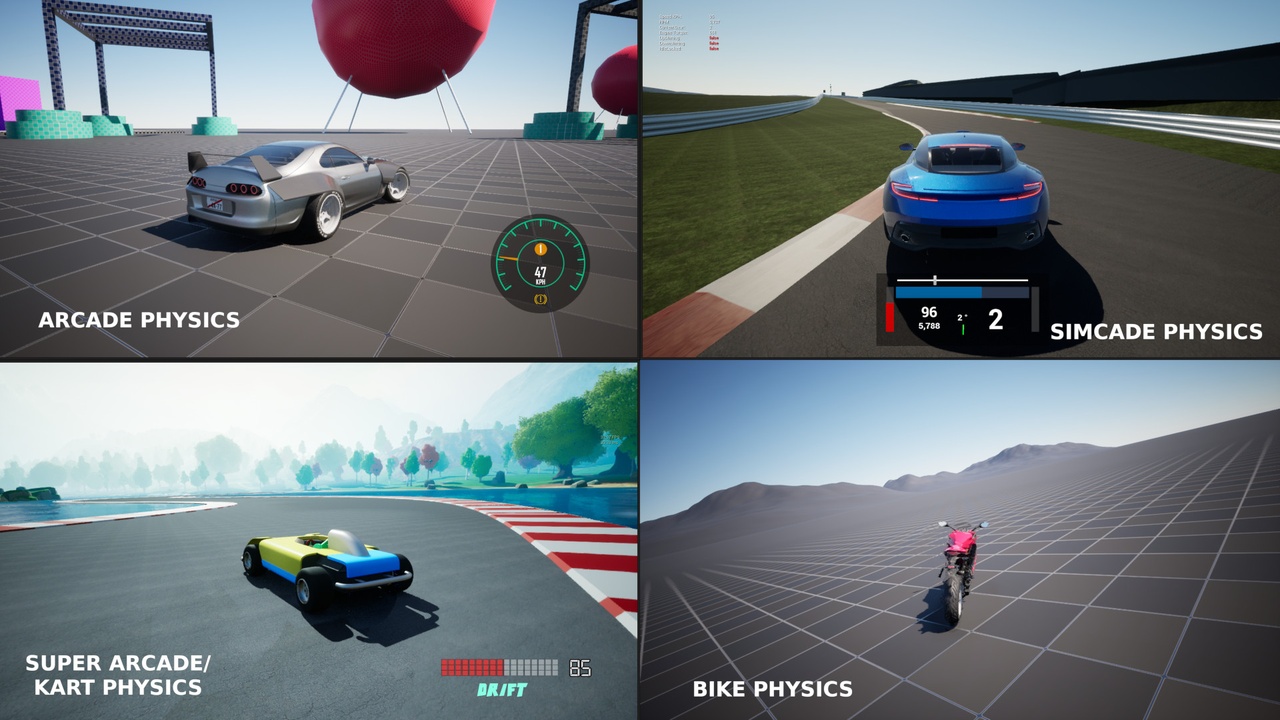 Screenshot #2 - R-Tune Vehicle Physics UE5.4  v1.1.5 (plugin)