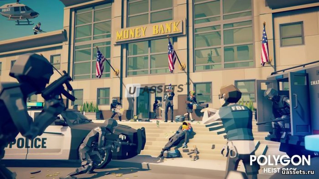 Screenshot #2 - POLYGON Heist - Low Poly 3D
