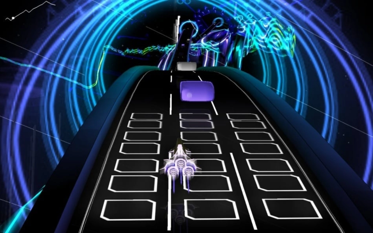 Screenshot #1 - AudioSurf