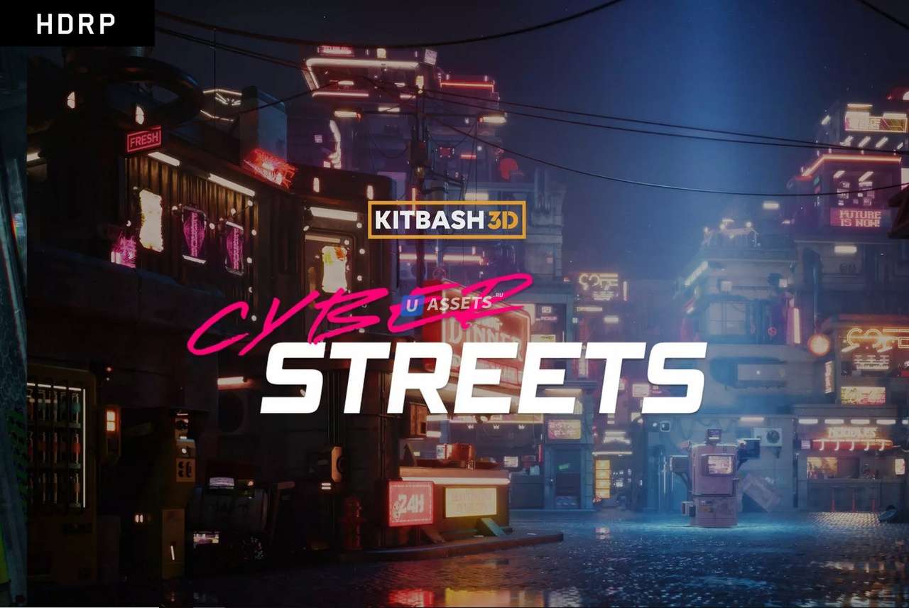 Screenshot #1 - Kitbash3D - Props Cyber Streets (UE + Unity)