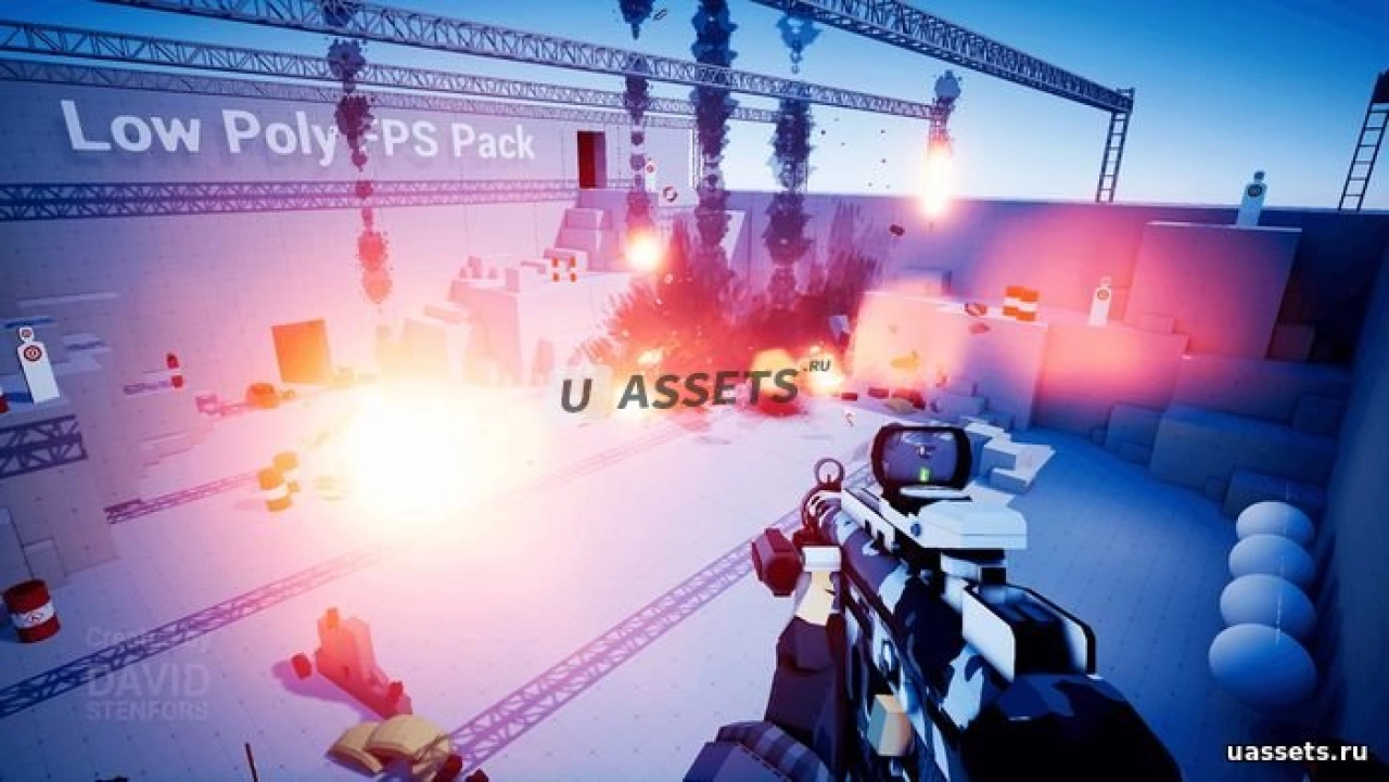 Screenshot #1 - Low Poly FPS Pack