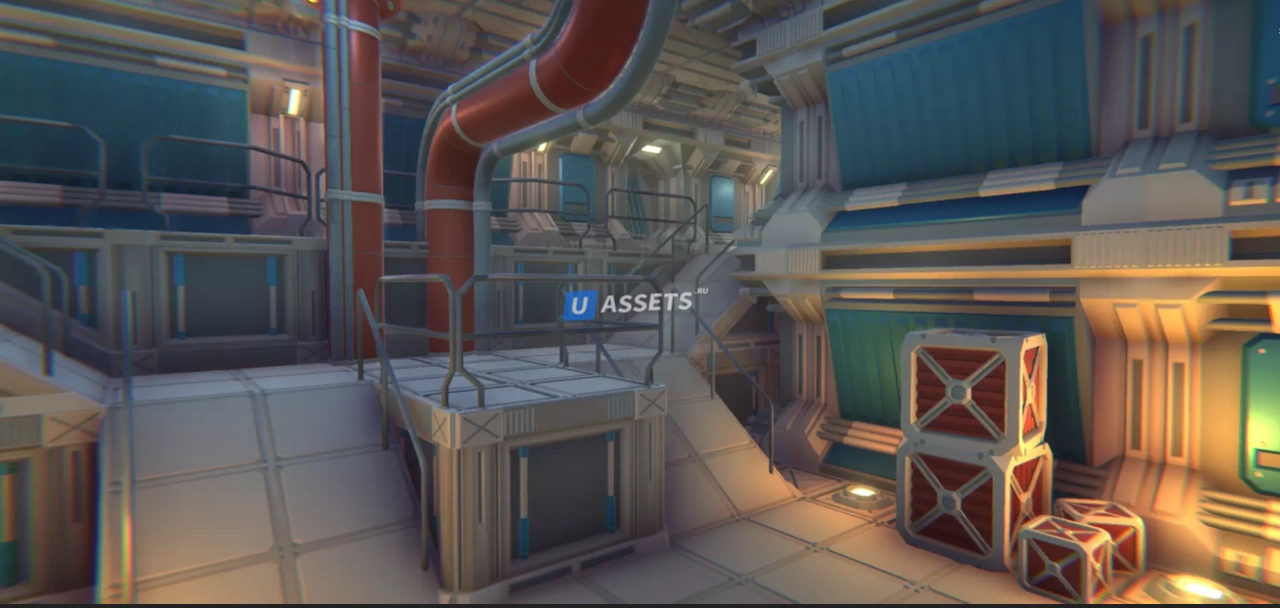 Screenshot #4 - Lowpoly Pack : Modular Sci-Fi Station