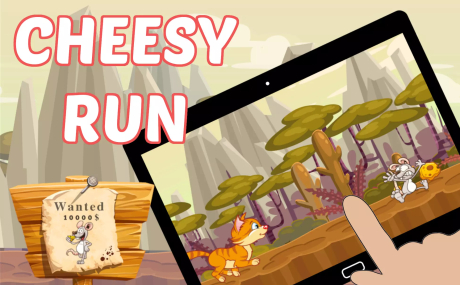 Cheesy Run - Cartoon Runner Game