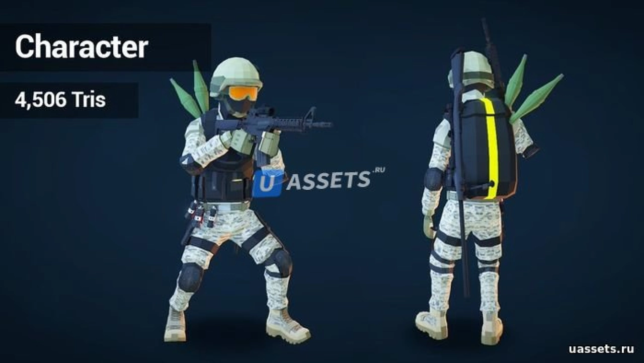 Screenshot #3 - Low Poly FPS Pack