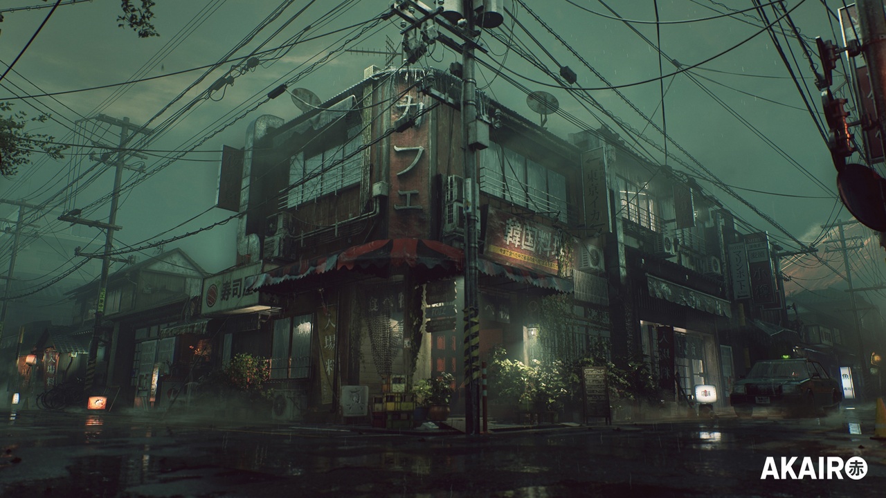 Screenshot #9 - Foggy Japanese Street (5.6 – 5.7) for Unreal Engine
