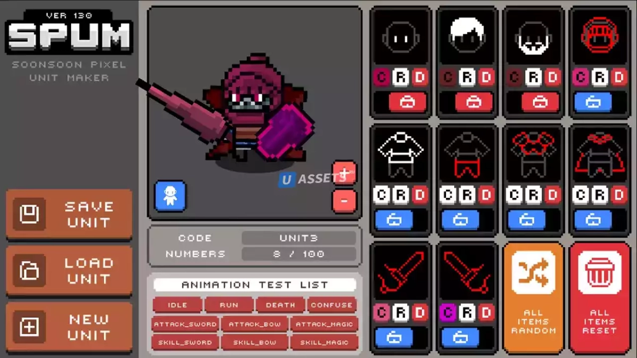 Screenshot #3 - 2D Pixel Unit Maker - SPUM