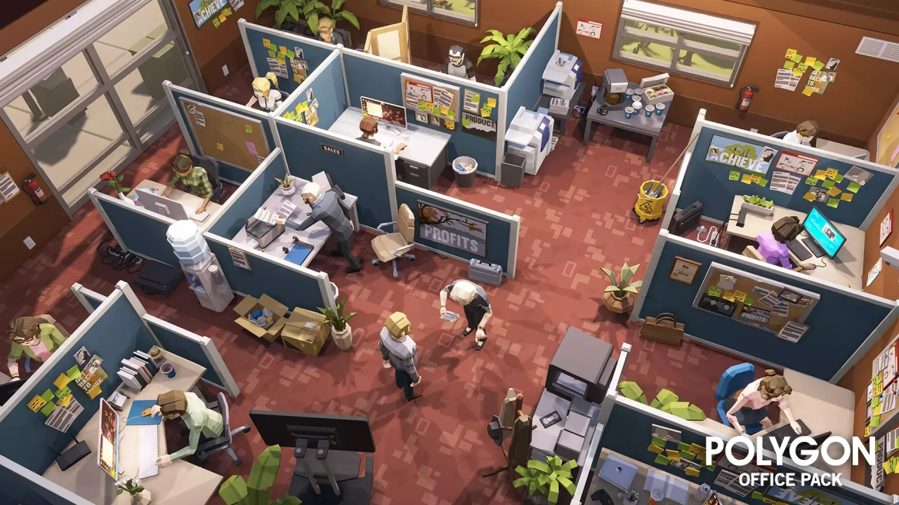 Screenshot #3 - POLYGON Office - Low Poly 3D Art by Synty