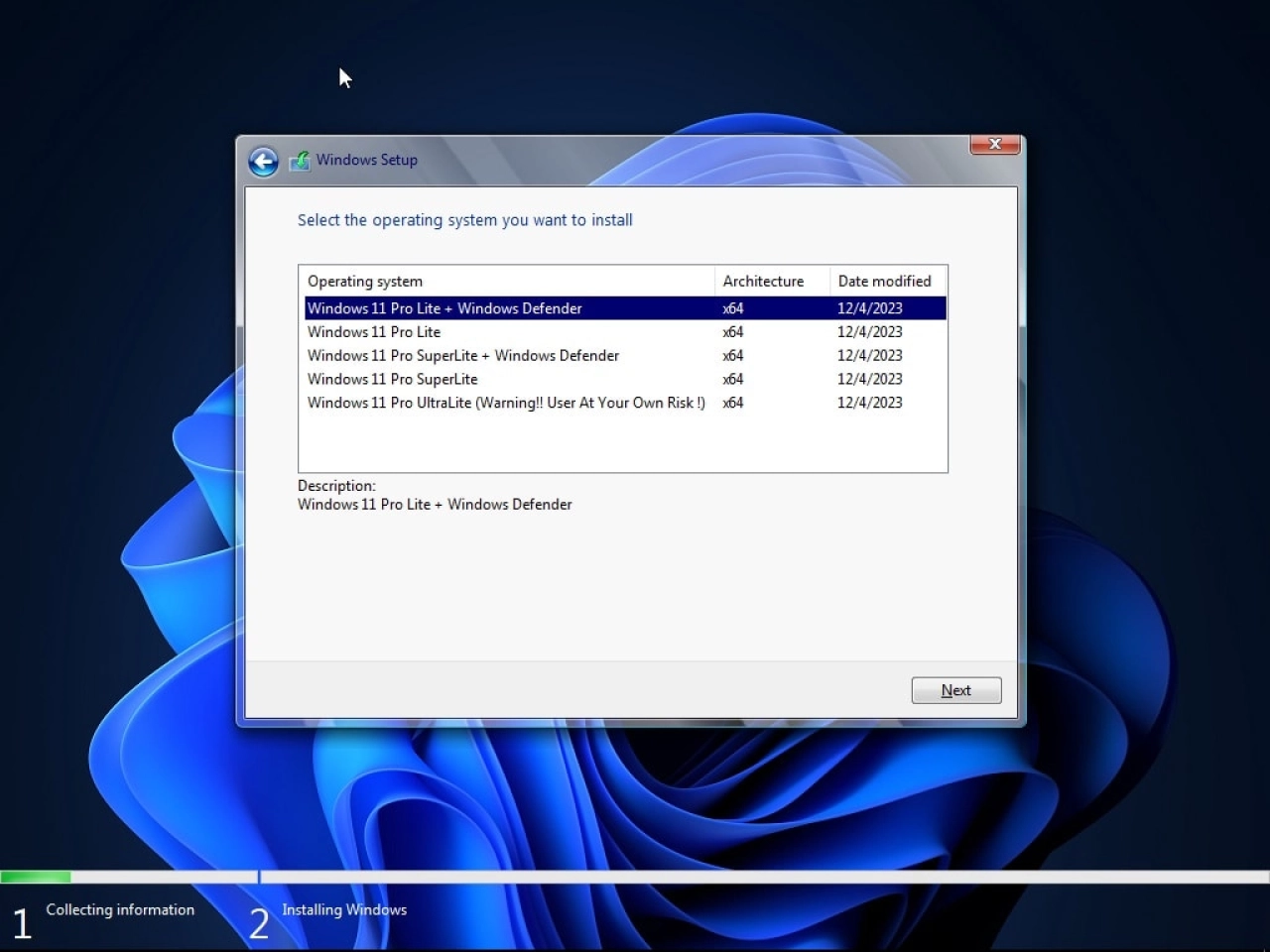 Screenshot #8 - Windows 11 Pro Lite +/- Windows Defender by Ankh Tech 11.2023