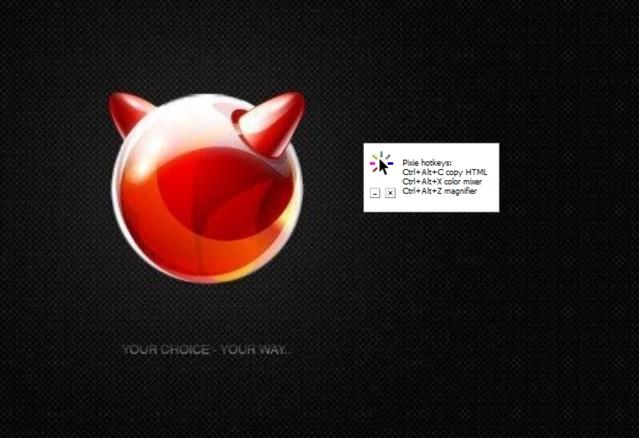 Screenshot #2 - Pixie (определения цвета на экране) 