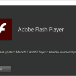 Screenshot #1 - Adobe Flash Player Uninstaller для Windows