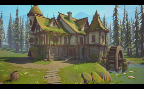 Stylized Medieval House