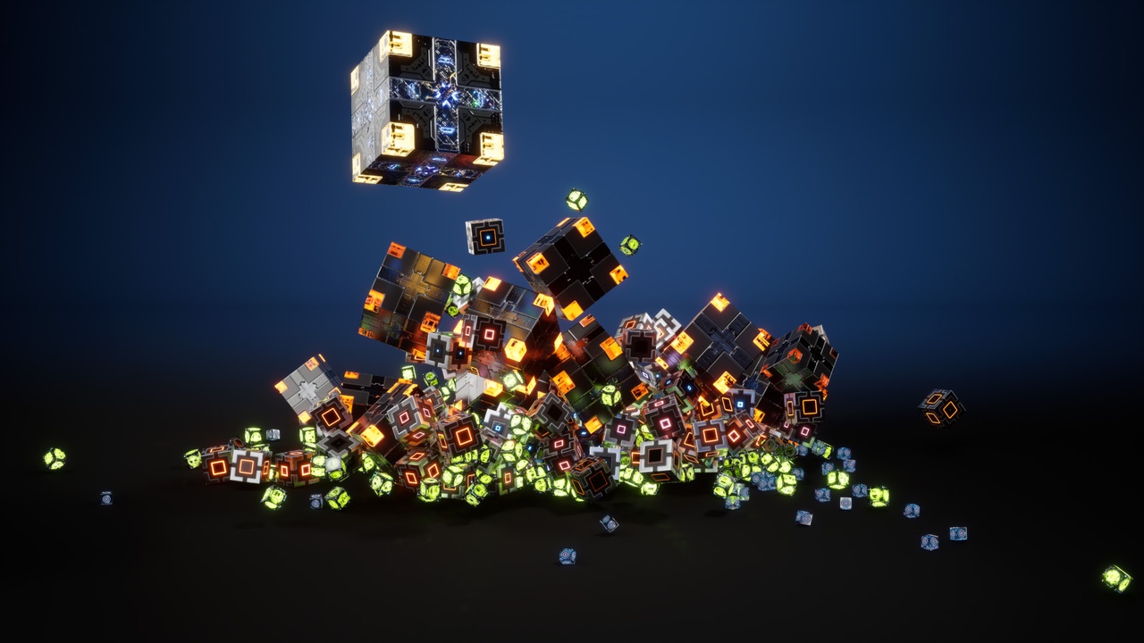 Screenshot #2 - Cyber Cubes: Mimic (4.27 and 5.0 – 5.7) for Unreal Engine