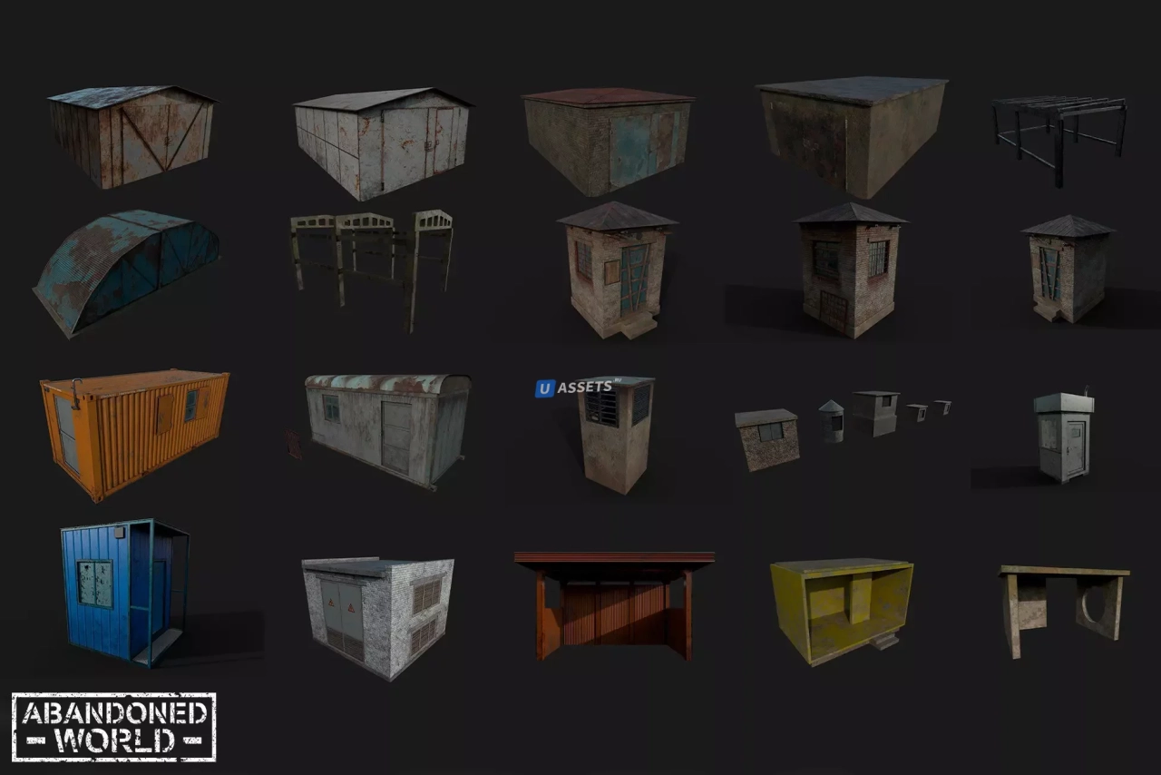 Screenshot #1 - Old Small Buildings Pack
