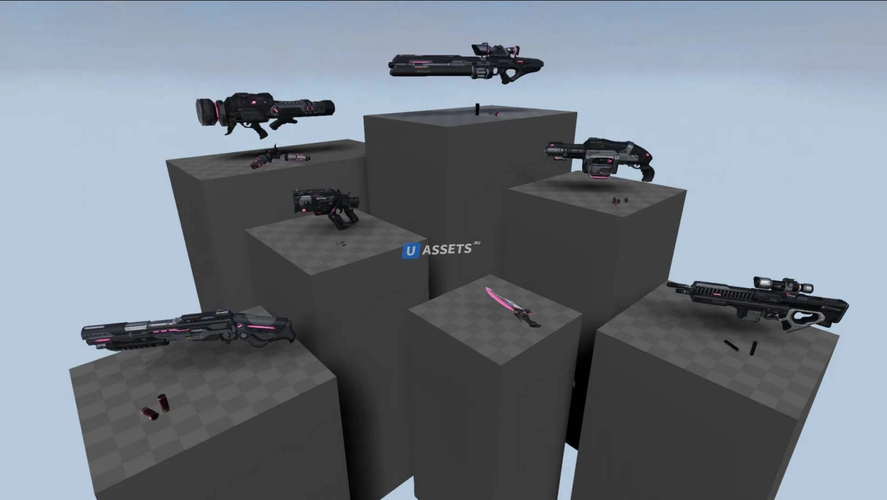 Screenshot #1 - Sci Fi Weapons Dark