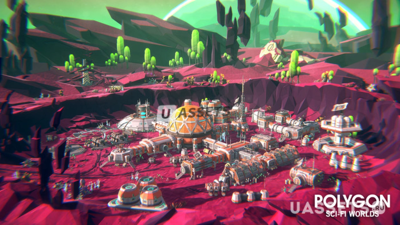 Screenshot #2 - POLYGON Sci-Fi Worlds