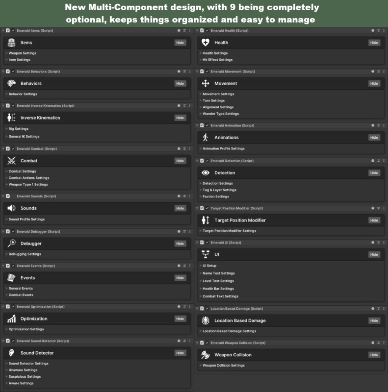 Screenshot #2 - Emerald AI 2025 — мощная система искусственного интеллекта для Unity.
