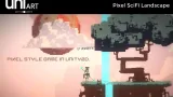 Screenshot #2 - UniArt Pixel SciFi Landscape