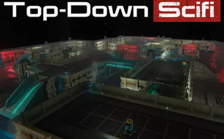 Top-Down Scifi modular Environment