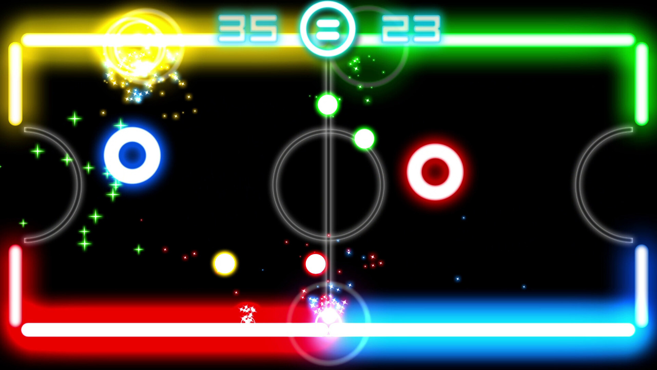 Screenshot #1 - Glow Hockey