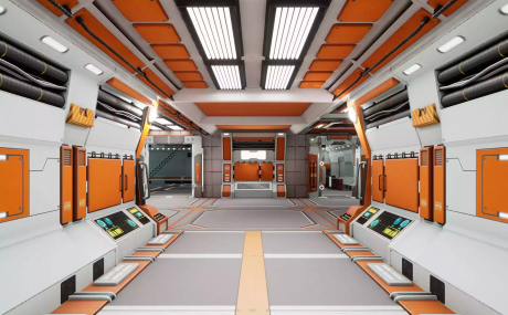 SciFi Space Modular Level