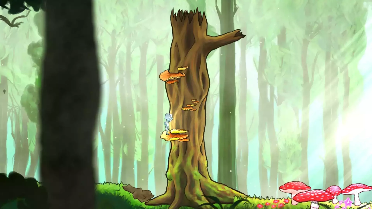 Screenshot #3 - 2D Magical Forest 4K Art Pack. Hand Drawn, Pastel Style!