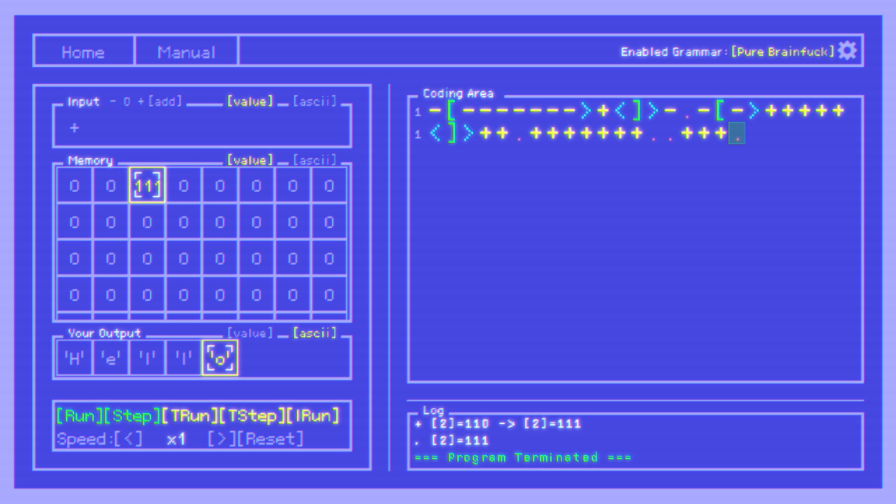 Screenshot #5 - Brainfuck Challenge