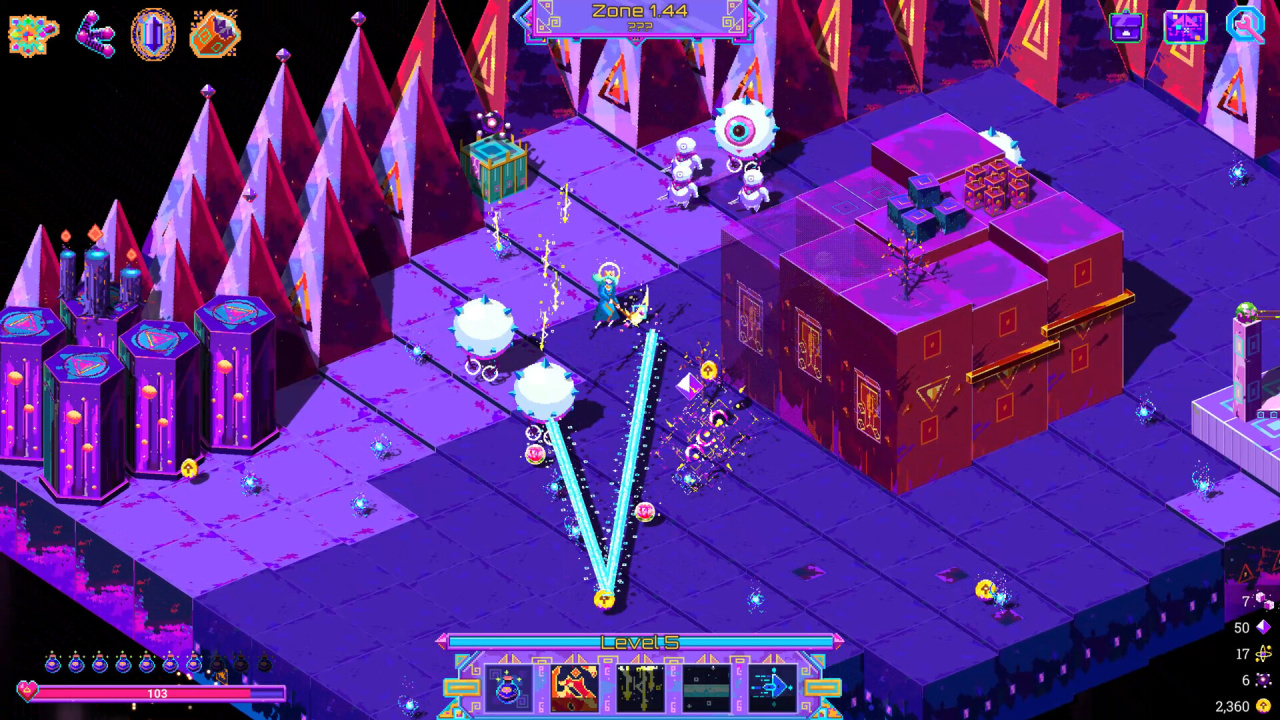 Screenshot #2 - Neon Spellstorm