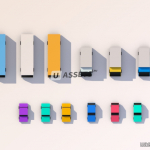 Screenshot #4 - Cartoon Low Poly City Cars Pack