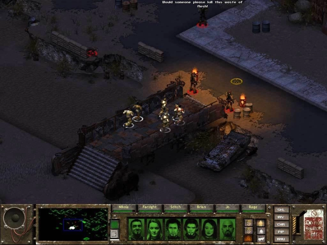 Screenshot #2 - Fallout Tactics: Brotherhood of Steel