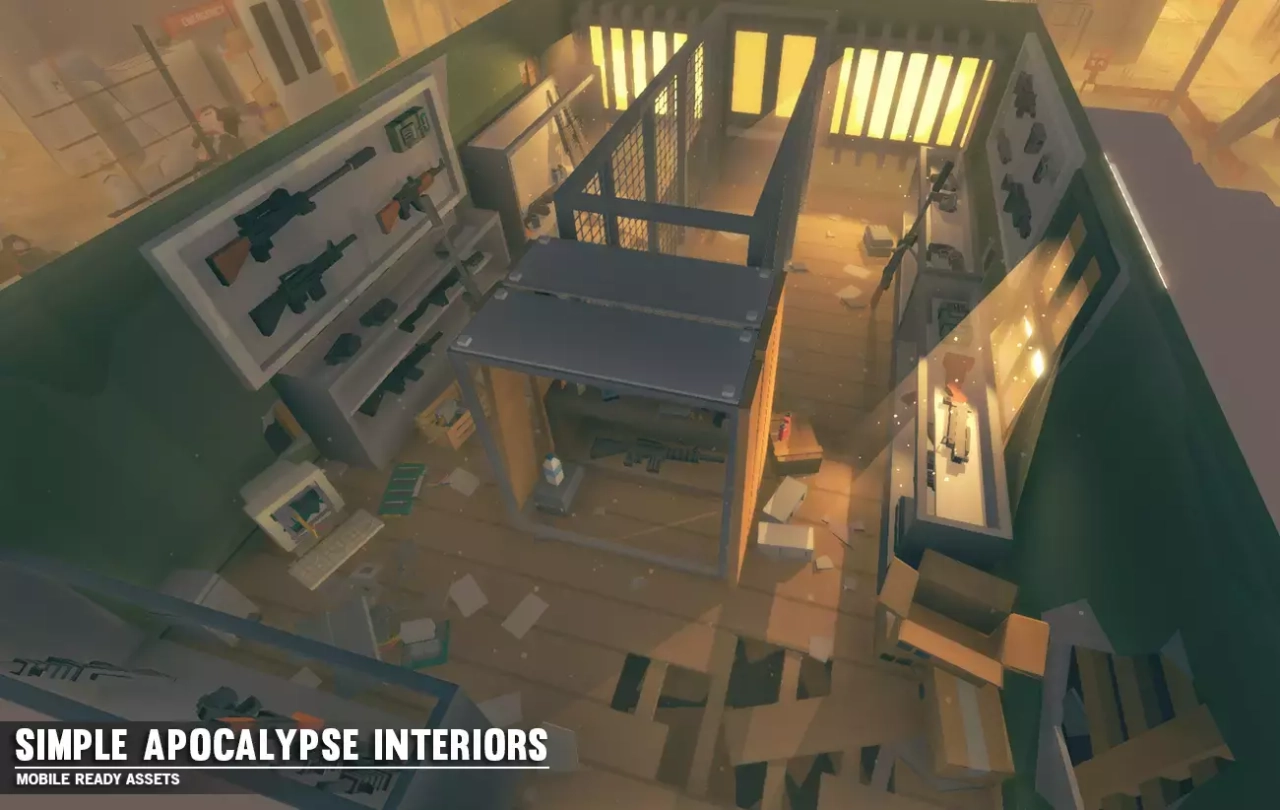 Screenshot #3 - Simple Apocalypse Interiors - Cartoon Assets