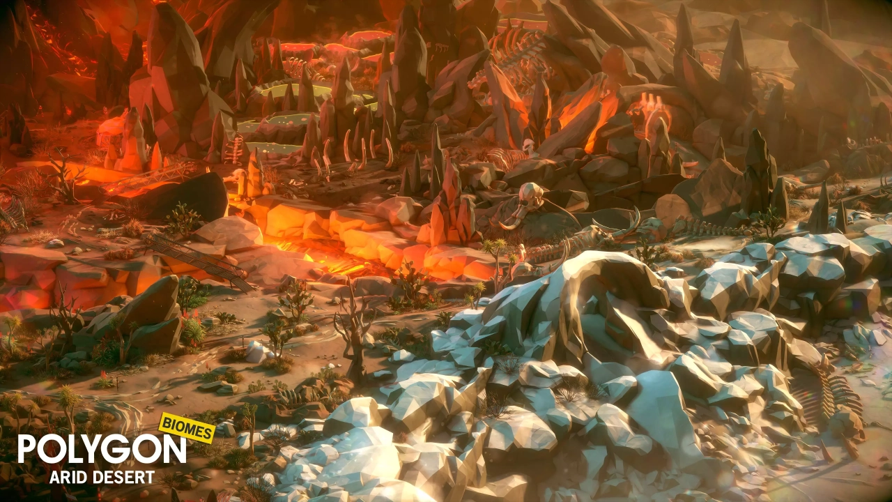 Screenshot #3 - POLYGON - Arid Desert - Nature Biomes - Low Poly 3D Art by Synty