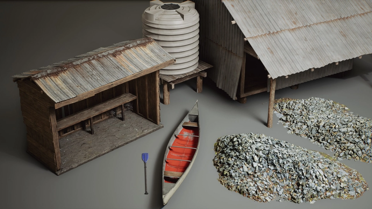 Screenshot #4 - Roadside VOL.3 - Rural Props (Nanite and Low Poly Versions) UE5.1+